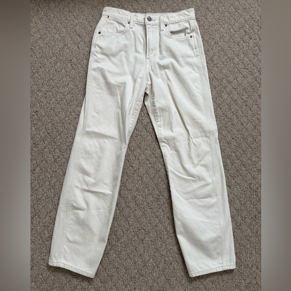 Sunday Best Off-White Straight Leg Jeans